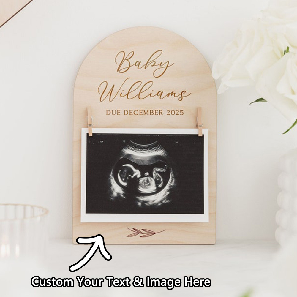 Photography Exhibition - Kişiselleştirilmiş Gebelik Duyuru Tabelası | Ahşap