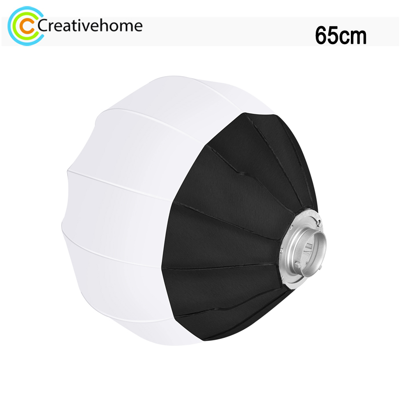 Pop Up Flash Diffuser - PULUZ 65cm katlanabilir fener Softbox küresel