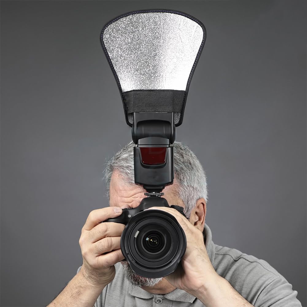 Pop Up Flash Diffuser - Evrensel 2'si 1 Arada Flaş Difüzör
