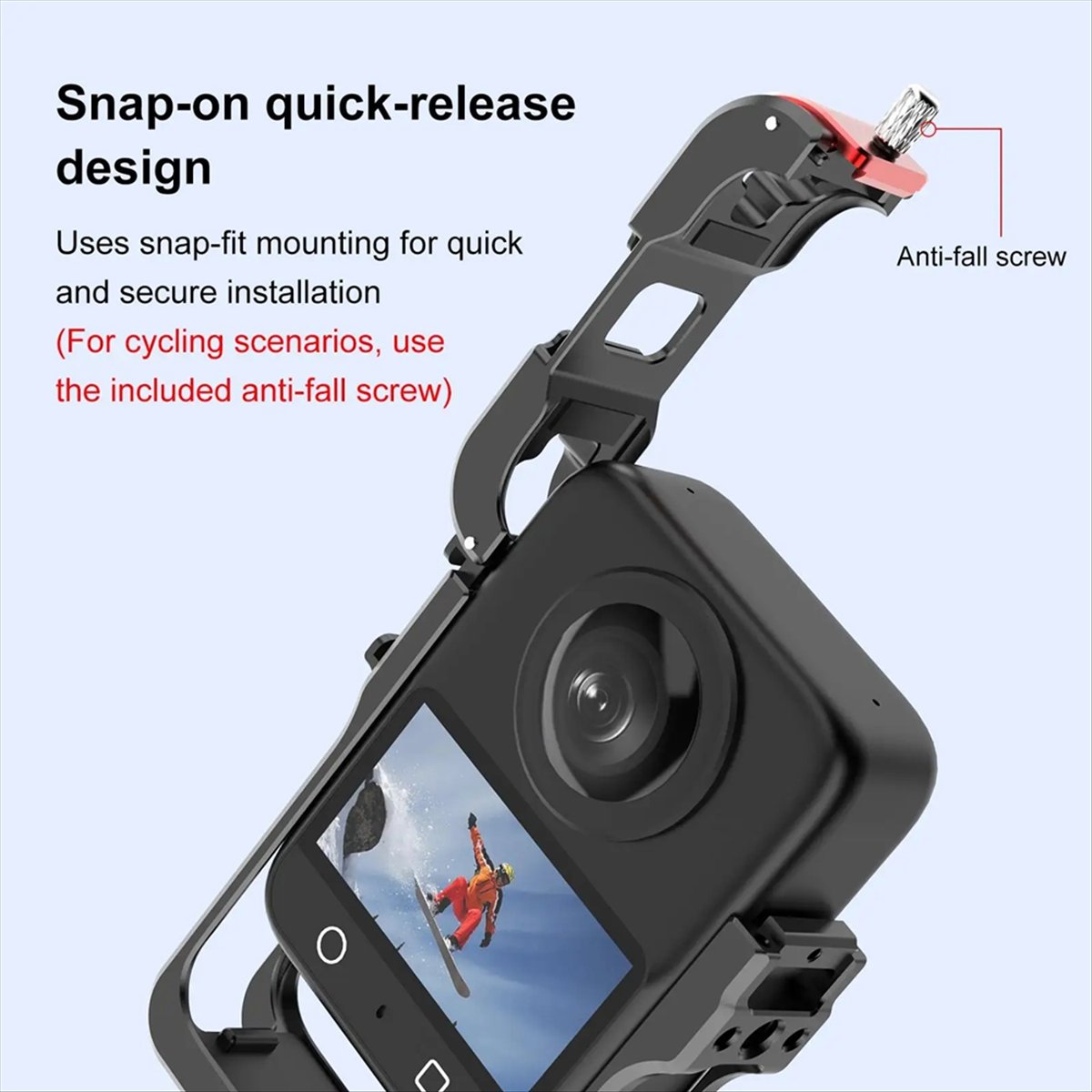 Camera Cold Shoe - M05K PULUZ DJI Osmo 360 için