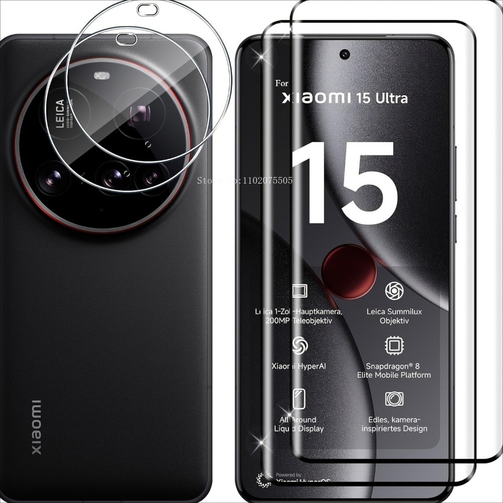 Xiaomi Photography Kit 15 Ultra - [4-in-1]2 Adet 3D Temperli Cam +