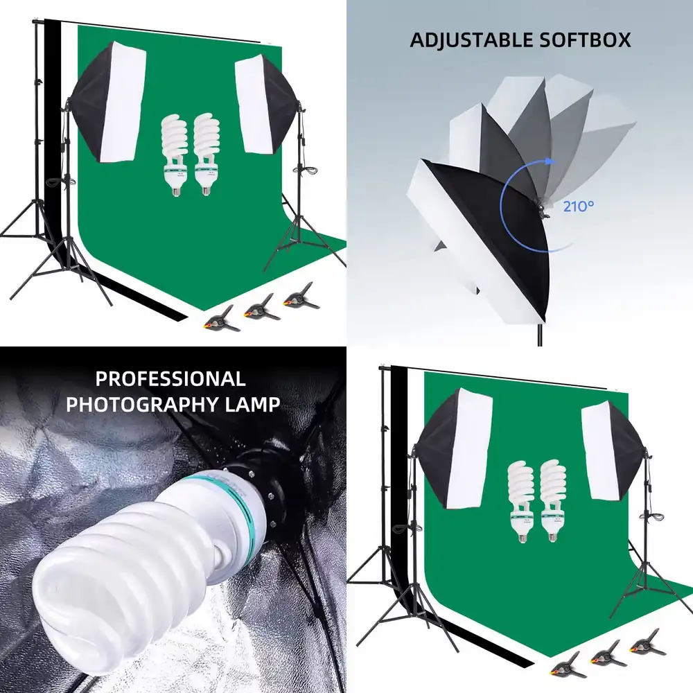 Backdrop Stand Kit - 1 Fotoğraf Stüdyosu Ekipmanı 2.6*3m Arka