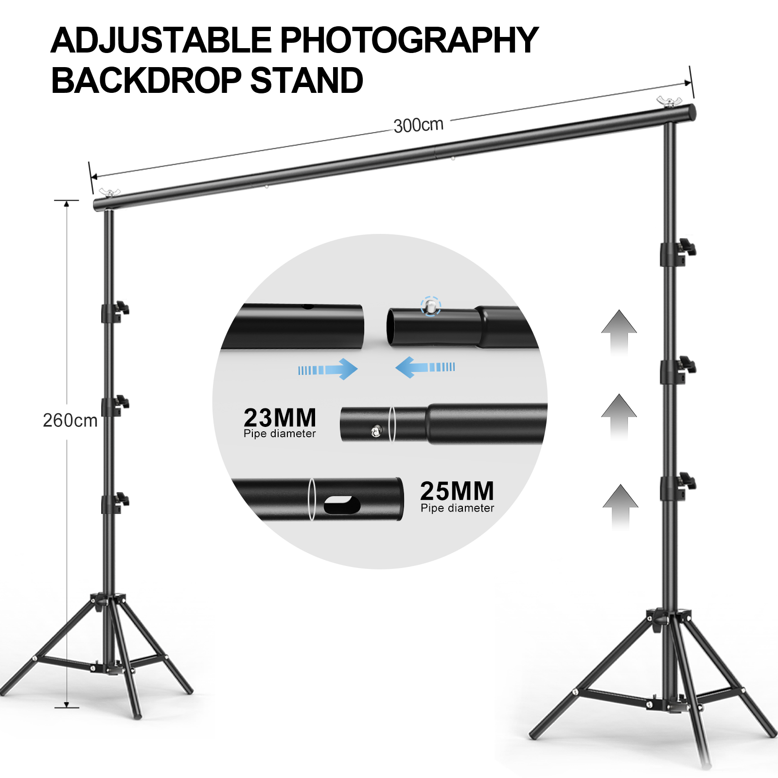 Ayarlanabilir Fotoğraf Arka Pl - Backdrop Stand Kit incelemesi ve fiyatı