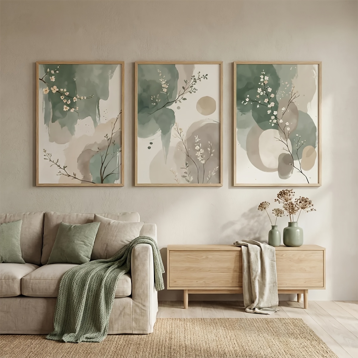 3 adet Japon Tarzı Bitki Tuval - Photography Design incelemesi ve fiyatı