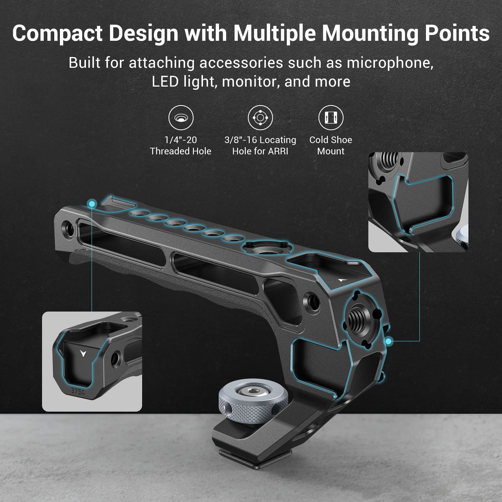 SmallRig NATO Üst Kolu Lite So - Camera Cold Shoe incelemesi ve fiyatı