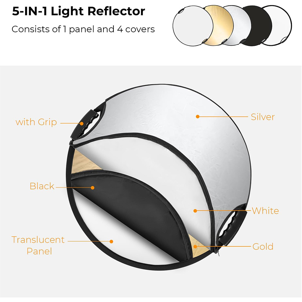 MYOBO Reflektör Fotoğrafçılık  - Reflector 5 In 1 incelemesi ve fiyatı