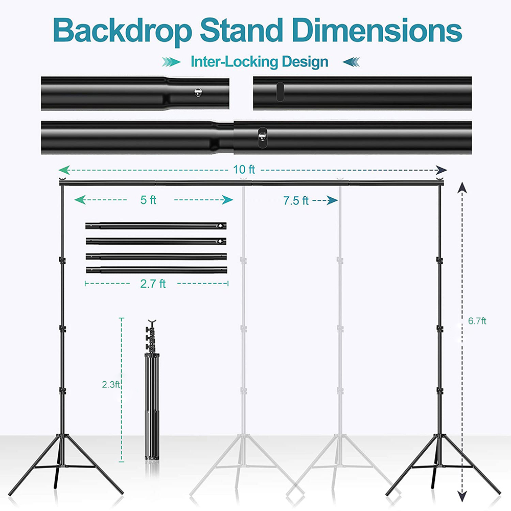 Uygun Maliyetli Fotoğraf Stüdy - Backdrop Stand Kit incelemesi ve fiyatı